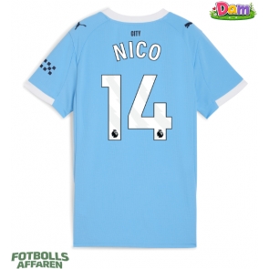 Manchester City Nico Gonzalez #14 Hemmatröja Kvinnor 2025-26 Kortärmad